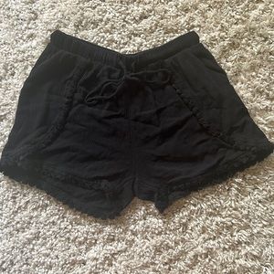 Black target shorts